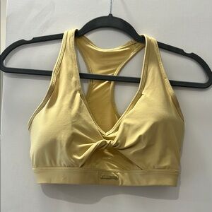 Yellow Women's Sports Bra